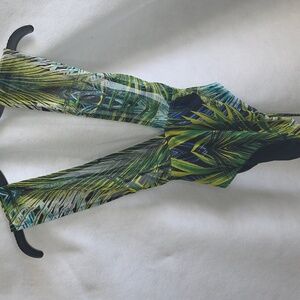 Tropical Print Swimsuit and Cover-Up